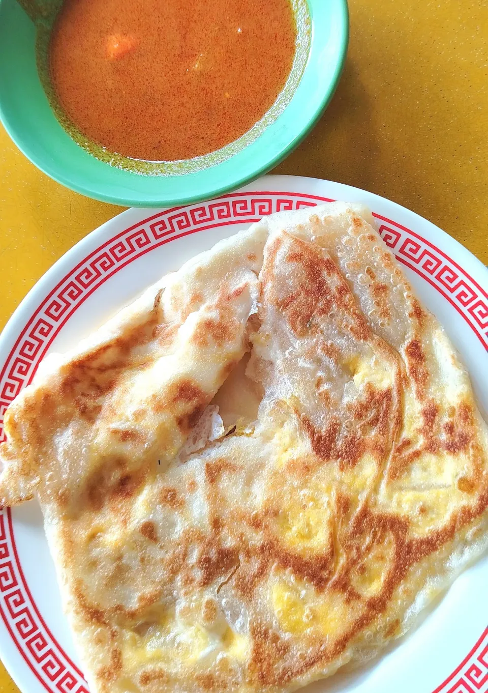 Egg prata with fish curry 😋😛|🍒lynnlicious🍒さん