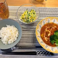 夕食（4/7）
＊ビーフシチュー
＊たまごサラダ
＊ごはん|さっちんさん