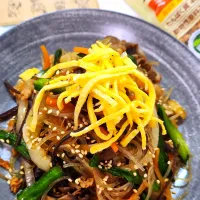 @きなこさんの料理 🔷あるもんで素麺チャプチェ20230204🔷