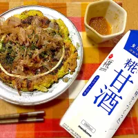 プラス糀甘酒で手づくりお好み焼きソース✾大豆のお肉スライスのお好み焼き✾|1614さん