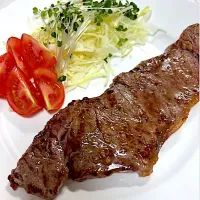☆今日の晩ご飯☆ ステーキ|hamamaさん