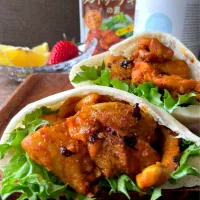 タンドリーチキンでピタパンサンド|9421beruさん