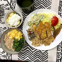 実家でクッキング👩‍🍳弟も来て両親と4人で晩御飯