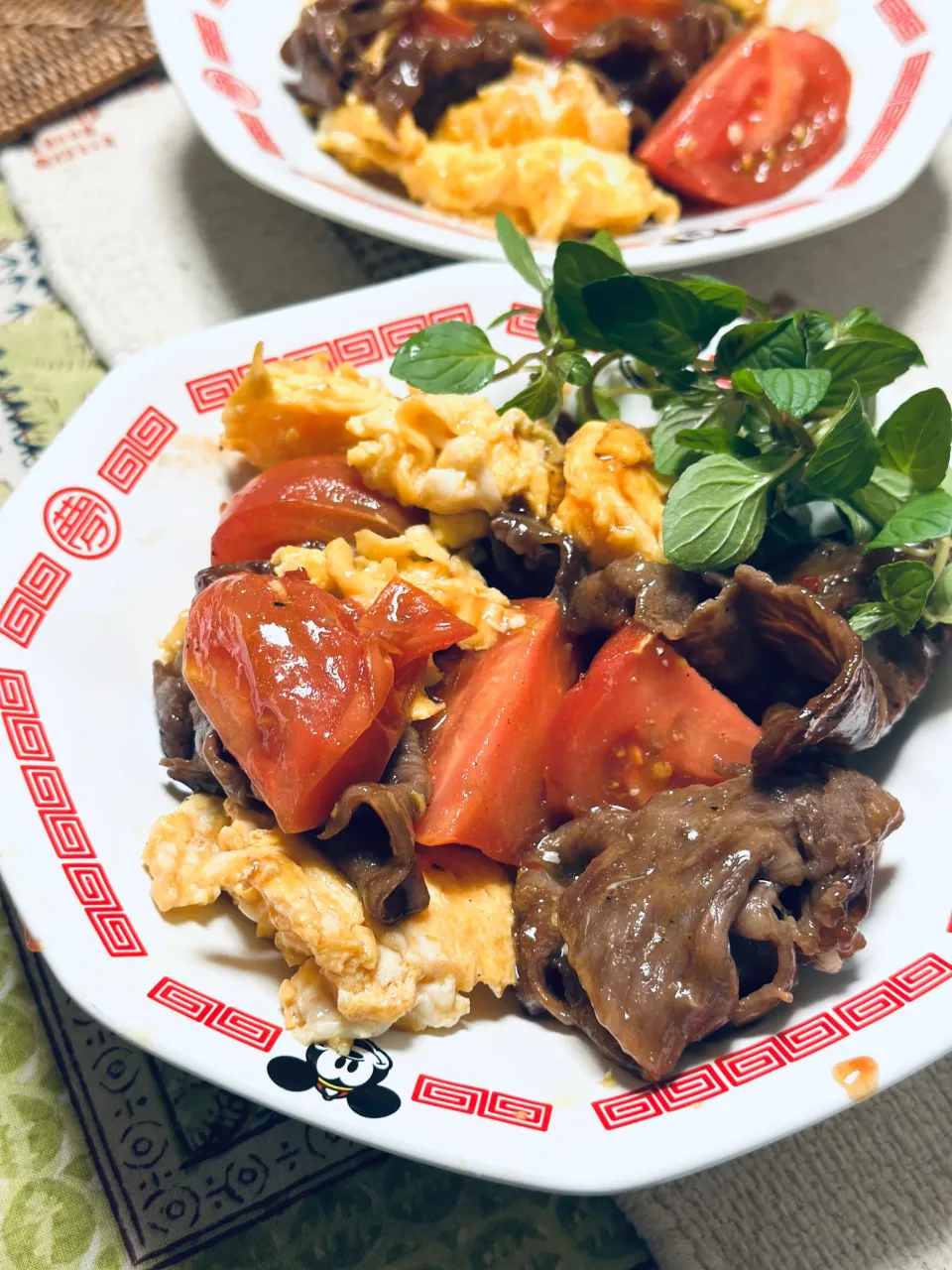 牛肉とトマトのオイスターソース炒め|Hagiさん