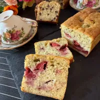 すと☺︎*☻さんの料理 いちごとアールグレイのパウンドケーキ