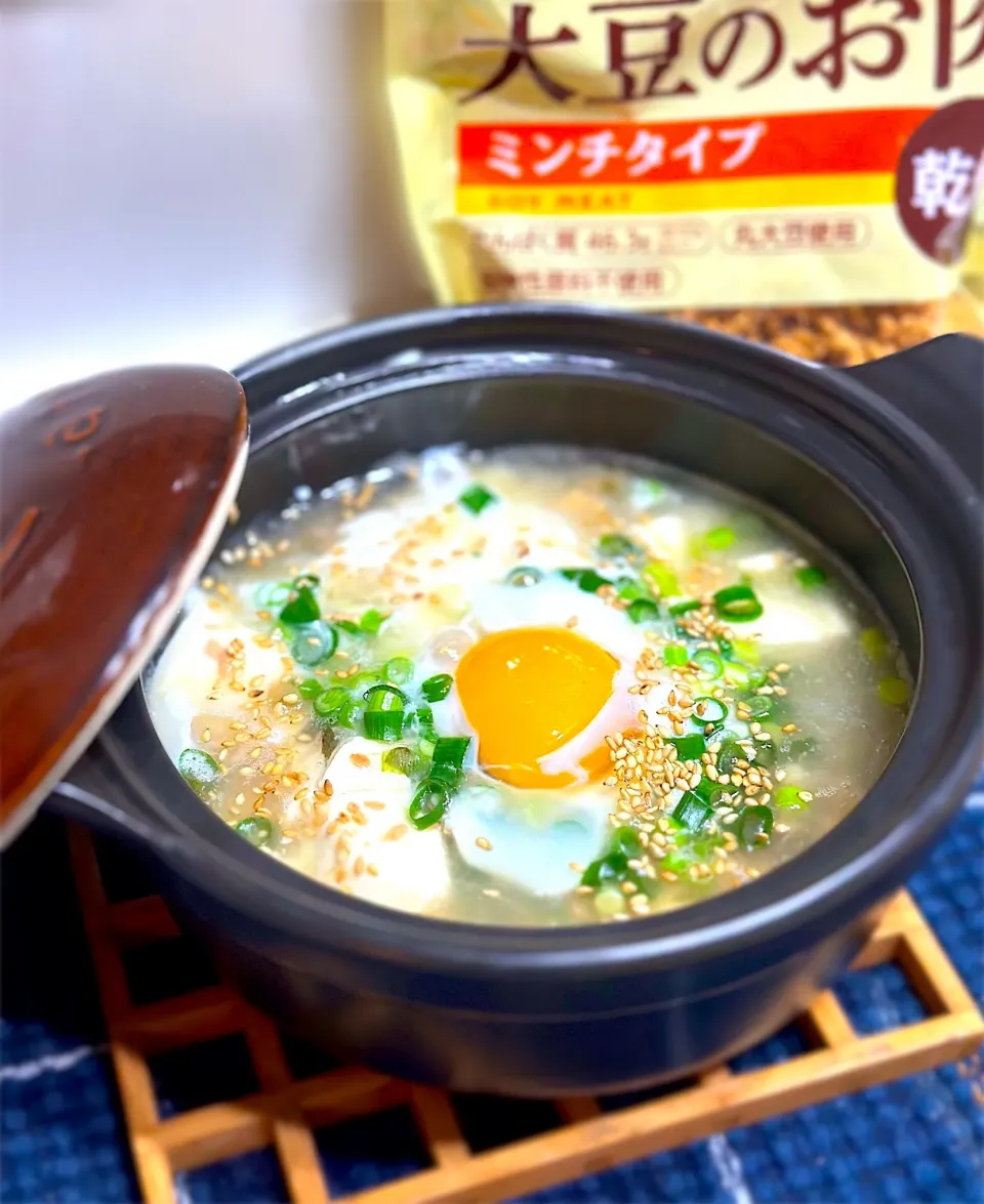 大豆のお肉で梅しそそぼろ豆腐|ひろりんさん