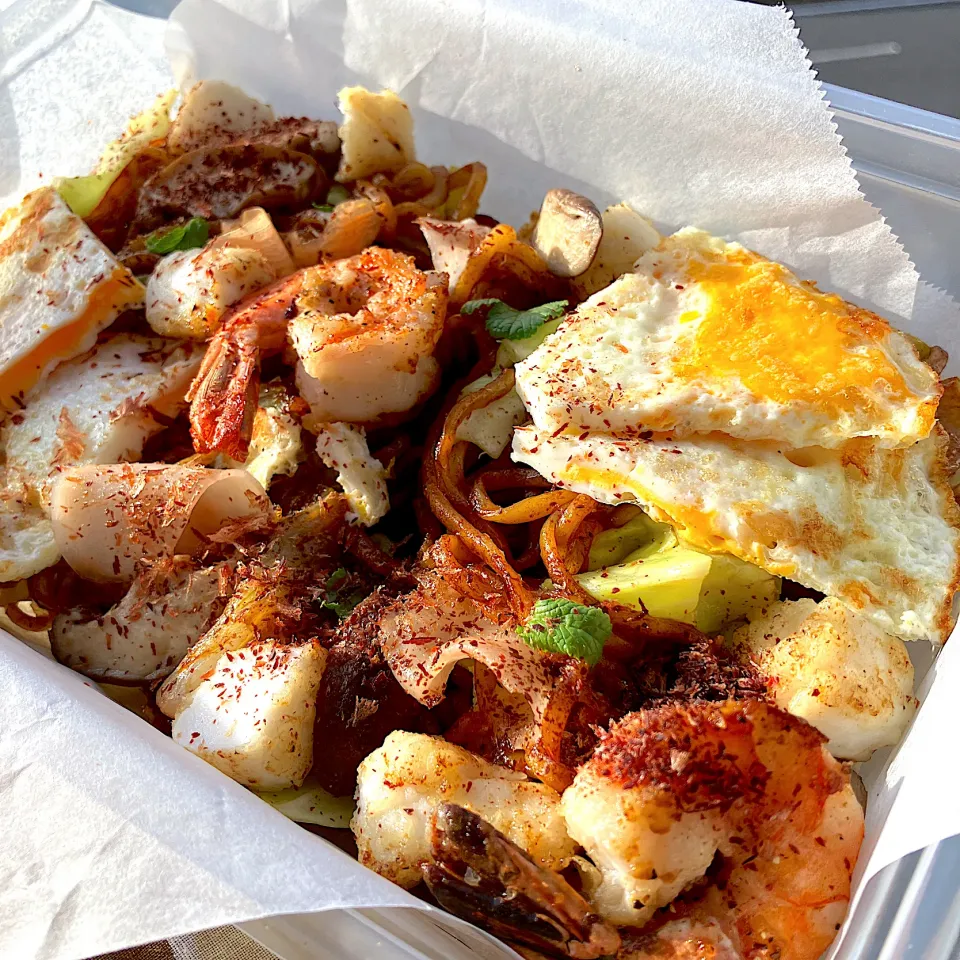 海鮮焼きそば弁当|Kさん
