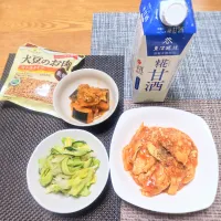 『大豆のお肉でかぼちゃのそぼろあん』|seri-chanさん