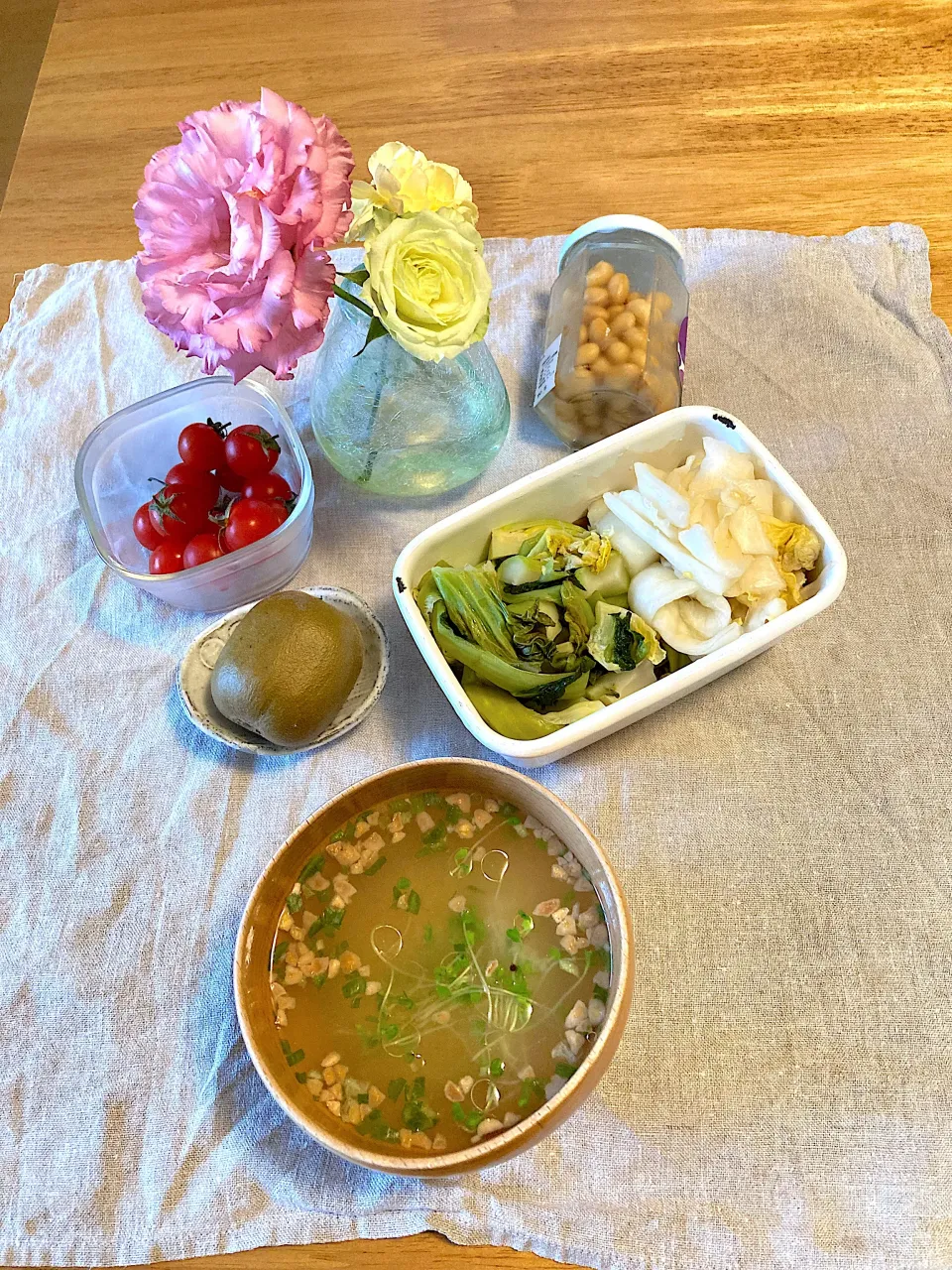 マルコメさんひきわり納豆汁🌸|さくたえさん