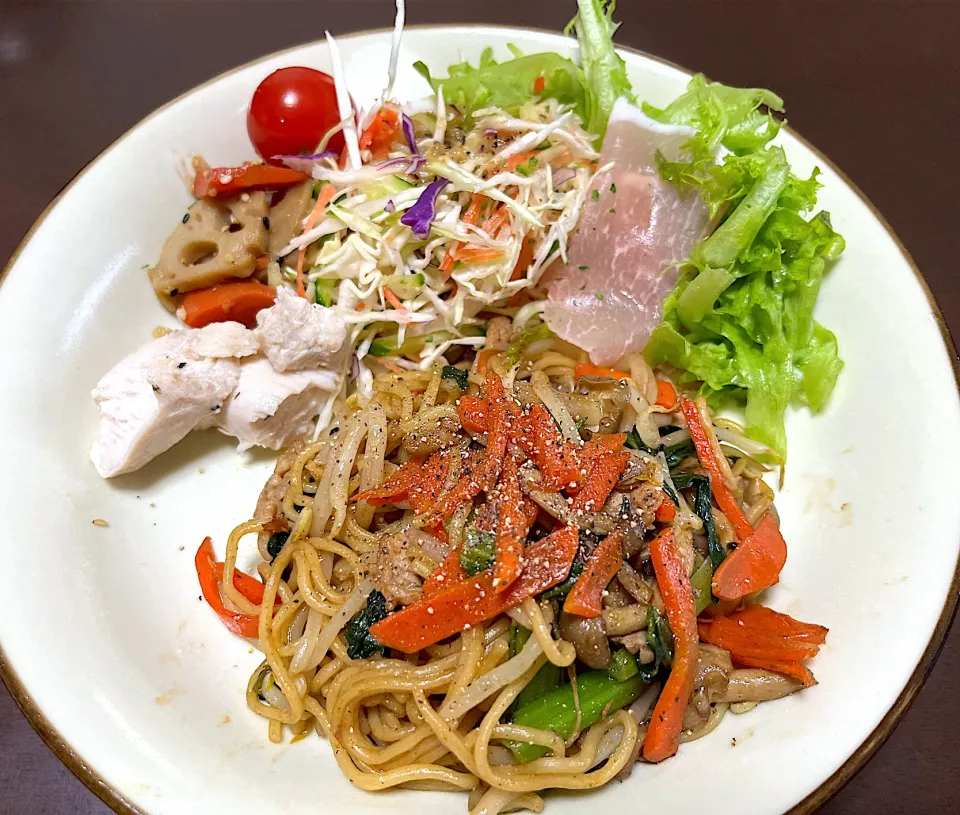 朝焼きそば😋|がおりんさん