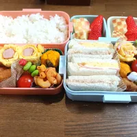 小6＆小3弁当|ゆきこさん
