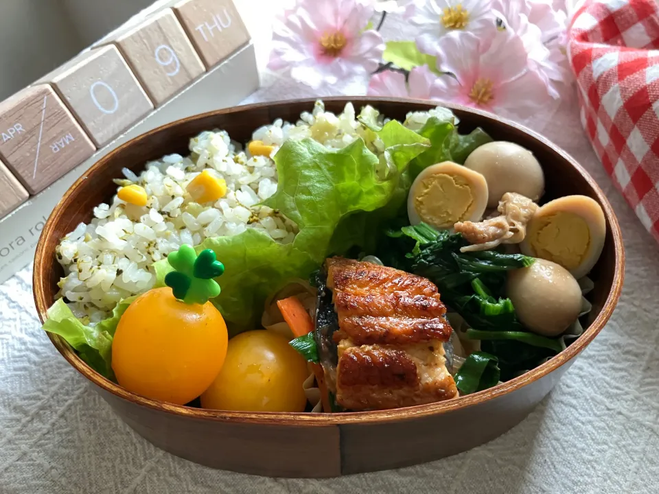 ＊0190. 鰻春雨＆ブロラー🥦娘ちゃんの高校生弁当🍱＊|＊抹茶＊さん