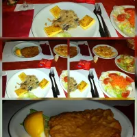        🎭🌍🇮🇹My trip to Venice🇮🇹🌞🛩       Escalope Milanese style sardine polenta and raw vegetables|KWAII69さん