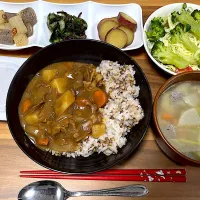 DAISOのルーで時短カレー🍛豚汁✨|モモ&ハーブmama🐰🐹🐢🐠🦐❤️さん