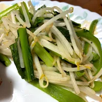 もやし炒め|はっちぃさん