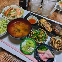 茄子餃子🥟定食です✨| rikako♪。.:＊さん