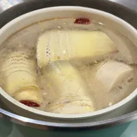 たけのこの下ごしらえ