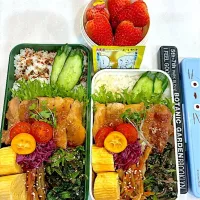 2026,04,10 鶏🐓焼肉味焼きお弁当さん🍱|kayoo_ch517♡1姫3太郎と２モル♡mamaさん