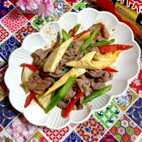 牛肉と春野菜の中華炒め✨|ringonamaさん