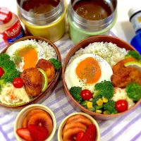 今日の夫婦弁⁽⁽ ◟(灬 ˊωˋ 灬)◞ ⁾⁾💕|桃実さん