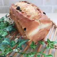 レーズン食パン☺️🍇