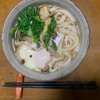 昼食　鍋焼き風煮込みうどん| ATさん