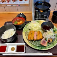 牛サーロインカツと鰹カツ膳|T. Wonderさん