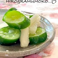 胡瓜と大根のわさび漬け