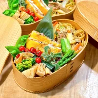 〜アルモンで〜焼きそば&イカ焼き弁当|1480_kojiさん