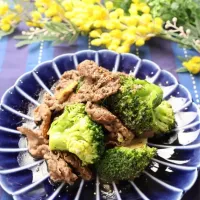 牛肉とブロッコリーのポン酢炒め|めいめいさん