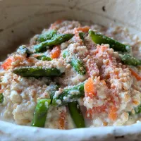 アスパラガスの白和え💚|fumfumさん