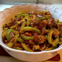 Stirfry bittergourd with sardines| Ahnneさん