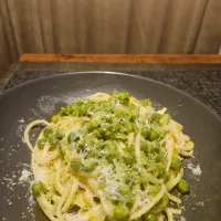 グリーンピースのスパゲティ|nzmstさん