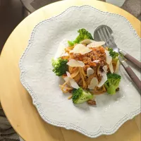 ラグーとブロッコリーのパスタ|mi_neneco♪さん