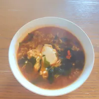 休日辛ラーメン