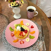 ホットケーキ　朝ごはん|ショコラさん