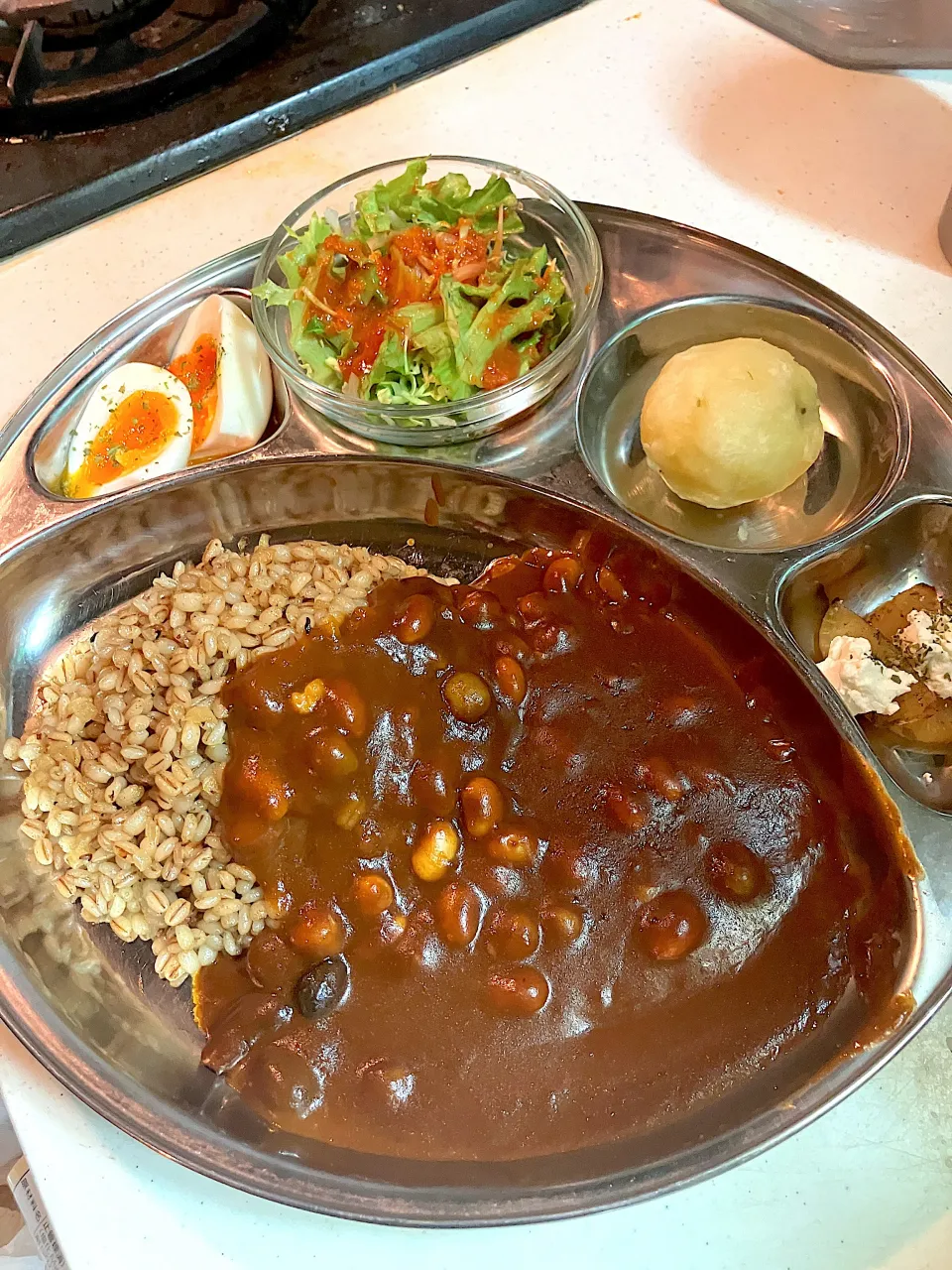 【金曜日カレー】🍛豆カレー|赤いペンギンぬさん