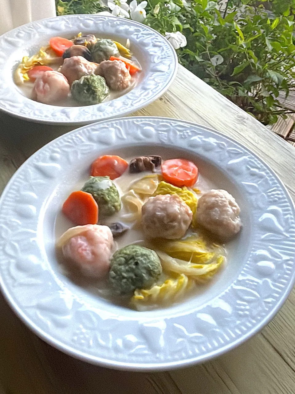 ３色肉団子🍡のこれうまスープ|とんちんさん