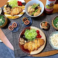 旦那さんリクエストの豚カツ|さくたえさん