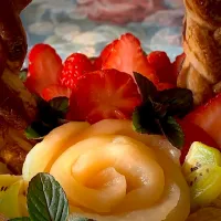 An edible pastry basket🌿| 15taruto.tarutoさん