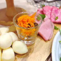 キャロットラペのオードブル| あゆみ│ハレシピさん