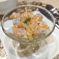 サーモンとアボカドのタルタル|あゆみ│ハレシピさん