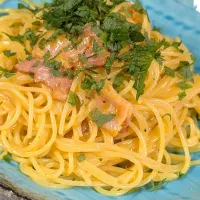 1人ランチ　生クリームを使わないカルボナーラ| f.1125beさん