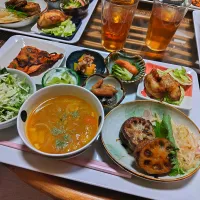 蓮根のはさみ焼定食です✨| rikako♪。.:＊さん