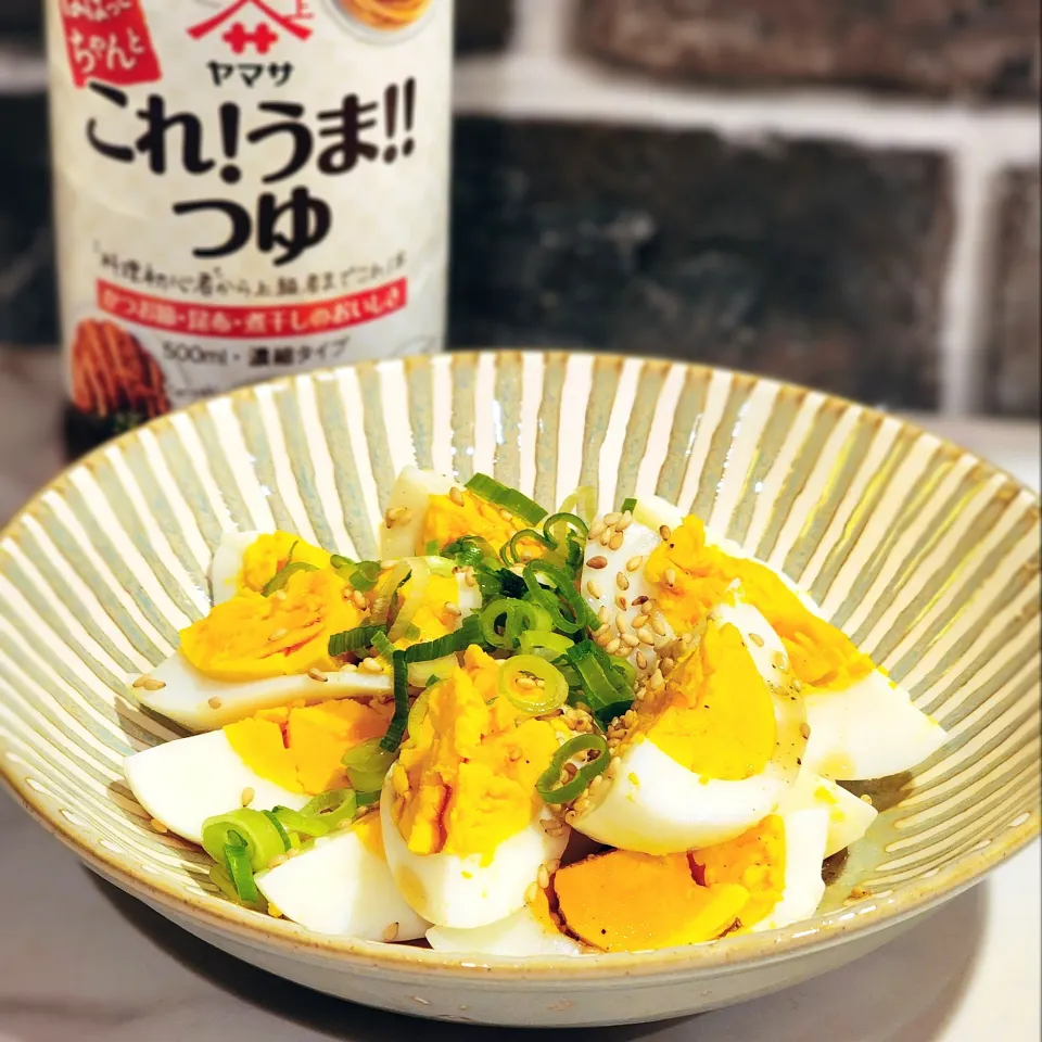 ヤマサ醤油公式アカウントさんの料理 ゆで卵の即席つまみ|ひかるさん