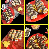 🇯🇵Tamagoyaki, spicy tuna maki,salmon maki🇯🇵| KWAII69さん