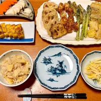 筍ごはん&天ぷら|マイさん