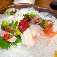 ②4月11日・［和食寄りのコース😋✨］・旬のお造り盛り合わせ❣️