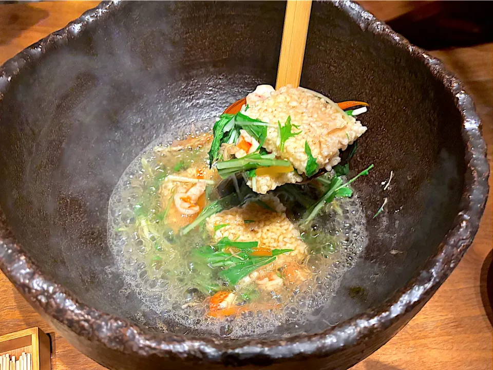 ⑧4月11日・［和食寄りのコース😋✨］・土鍋和風おこげ❣️|山勝さん