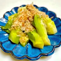 子持ち高菜のおひたし